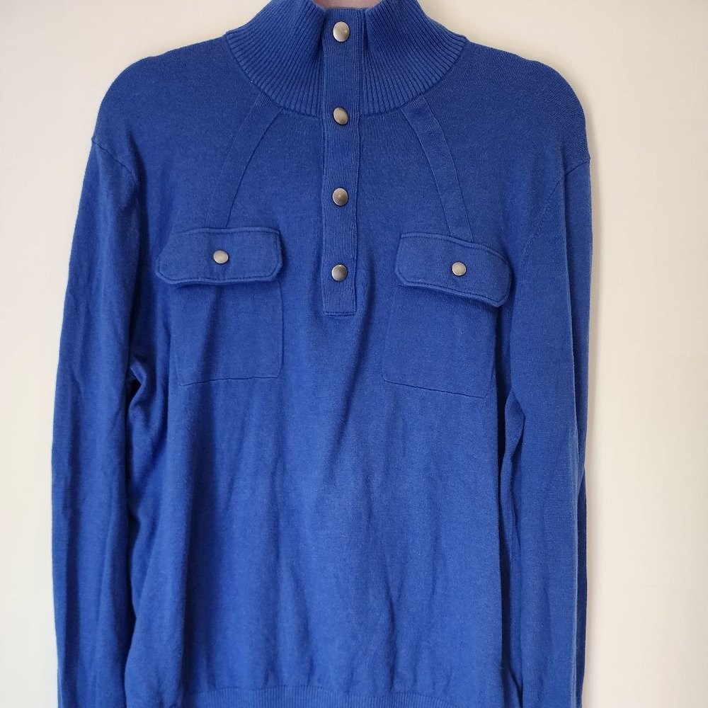 Banana Republic Quarter Button Sweater